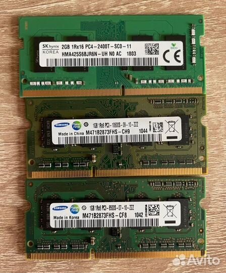 Оперативная память DDR4 SK Hynix 2GB 1Rx16 PC4 240