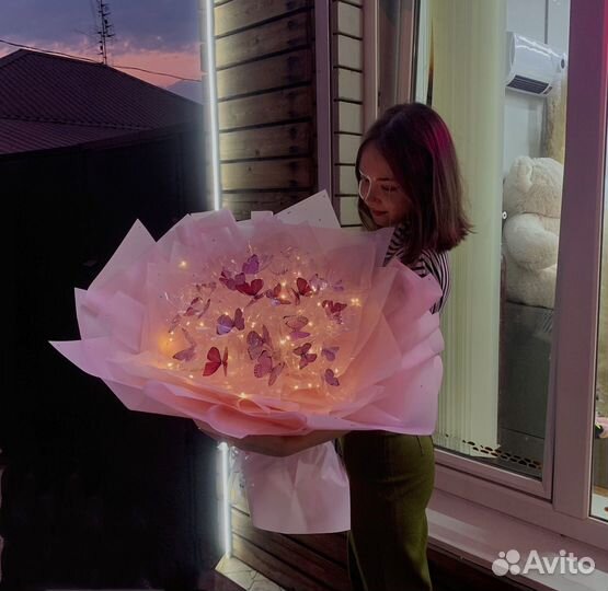 Элитные букеты из бабочек