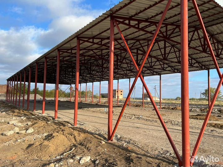 Производство ангаров, складов, навесов