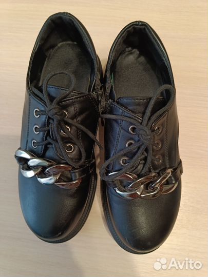 Туфли полуботинки для девочки 35 размер