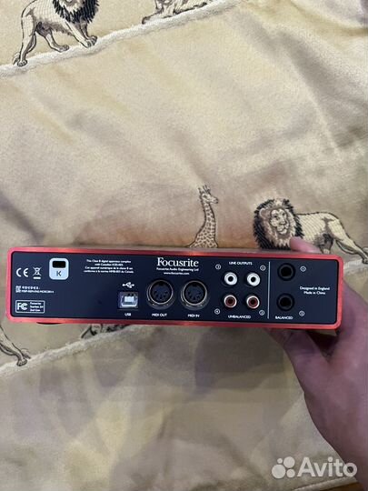 Аудио интерфейс focusrite scarlett 2I4 2nd Gen USB