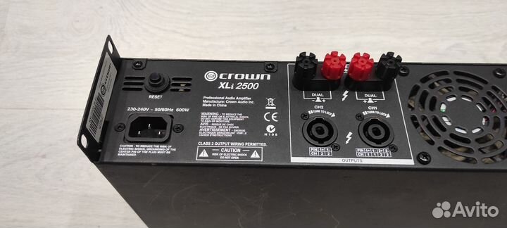 Усилитель мощности crown xli 2500