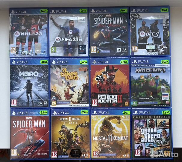 Игры для ps4 цены на дисках/отзывы