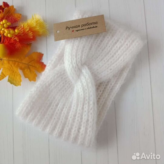 Повязки на голову вязаные