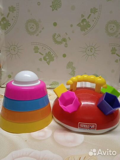 Развивающие игрушки пирамидка сортер
