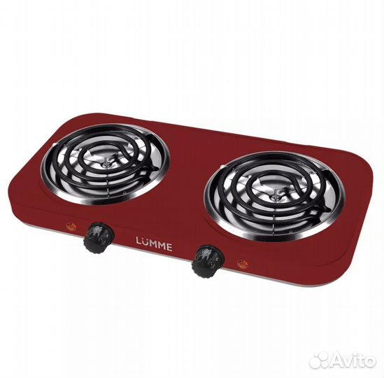 Плита настольная электрическая 2 конфорки