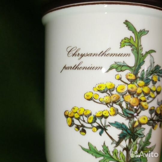 Villeroy Boch черный штамп Botanica банка