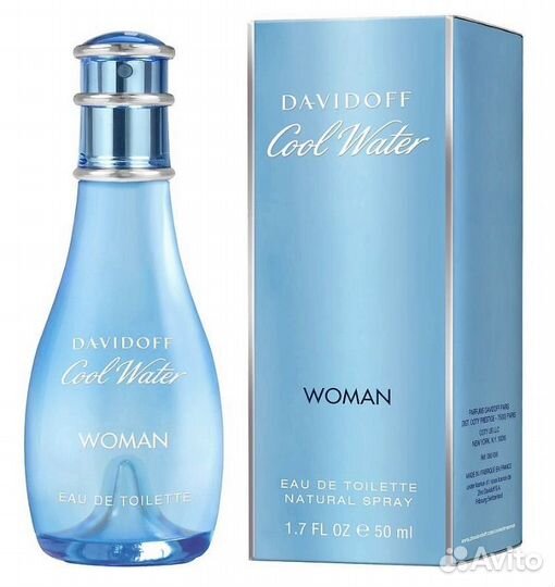 Davidoff Cool Water woman Туалетная вода 50 мл