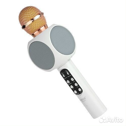 Караоке микрофон светящийся WS-1816 белый