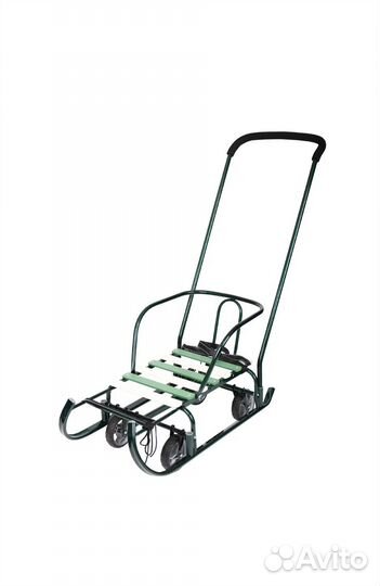 Детские санки на колесах