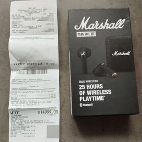 Marshall minor 3. Новые, на гарантии