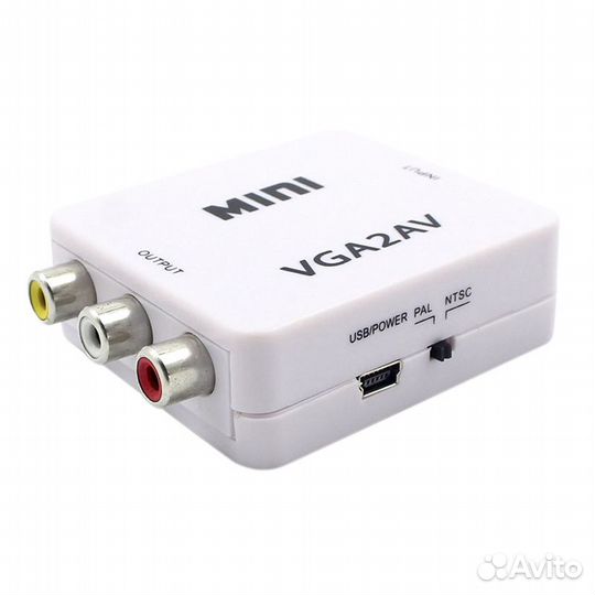 Переходник VGA на AV 1080p Full HD