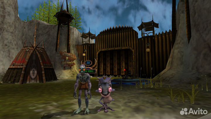 Oddworld Munchs Oddysee, б/у, множ.царап., английс
