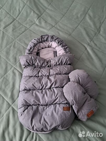 Зимний конверт в коляску mansita