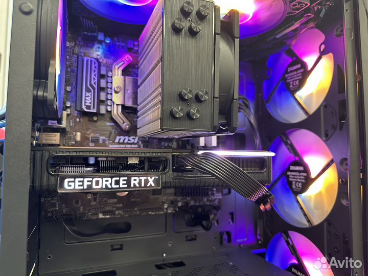 Игровой пк Ryzen 5 3600/32gb/RTX 3060ti+монитор
