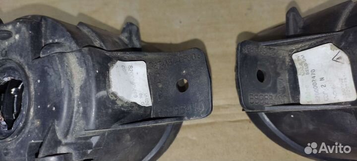 Комплект противотуманных фар nissan-renault