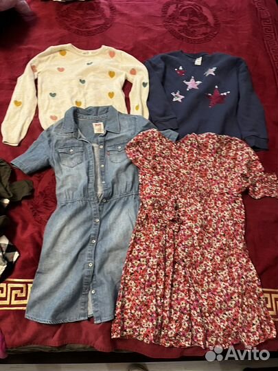 Продам вещи zara, Levi's, H&M, GAP, 134-140