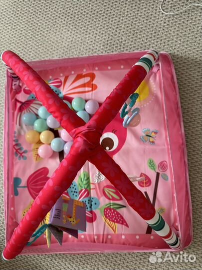 Развивающий коврик с подвесными игрушками