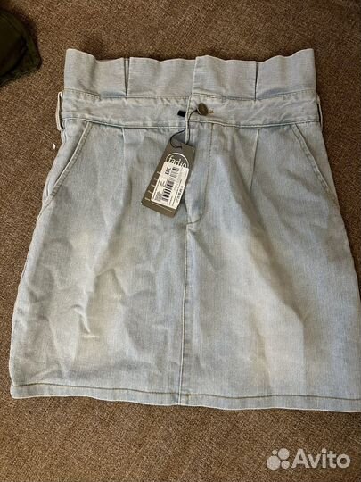 Джинсовая юбка мини новая
