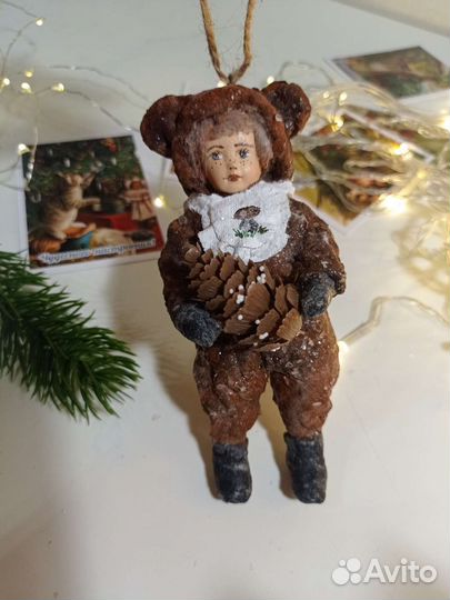 Ватные игрушки на ëлку