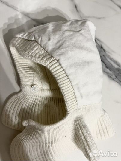 Зимняя шапка шлем детская 42-44