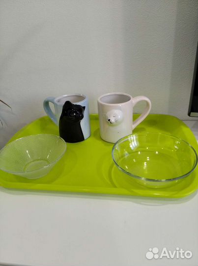 Посуда много пакетом