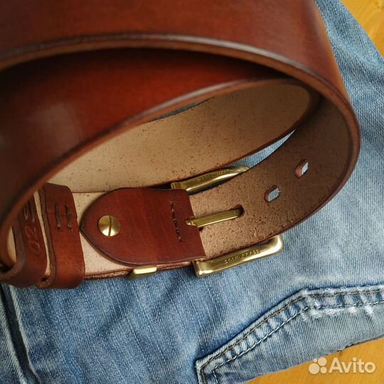 Ремень из кожи буйвола
