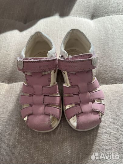 Сандалии для девочки 24 размер geox
