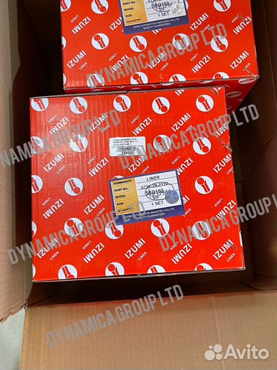 Гильзы двигателя izumi komatsu 6736-29-2110 S6D102 semi LSF S4D102E-1, S4D102E-2, SAA4D102E-2, S6D10