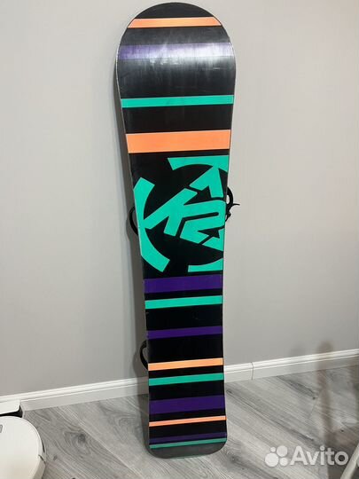 Сноуборд К2, комплект, 150см, р.38-39