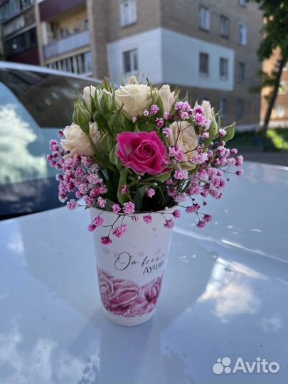 Цветы в коробке