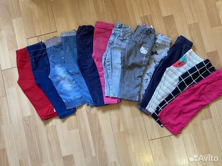 Большой пакет одежды для девочки 86-92