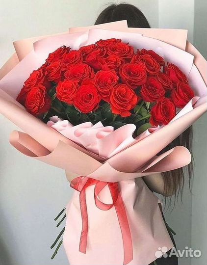 Цветы розы букеты 25 31 35 51 101 251 Доставка