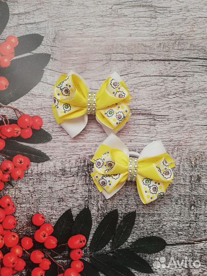 Банты в школу, ленты в косу, ручная работа