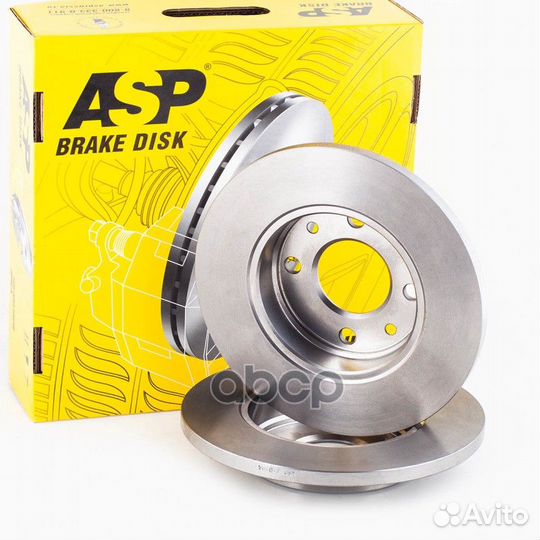 Диск тормозной передний Renault Logan, LADA Lar