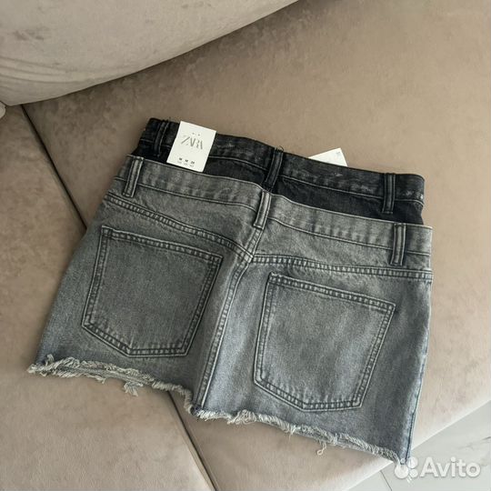 Джинсовая Юбка zara