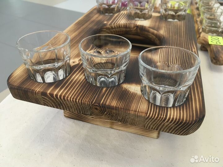 Подставка для стопок, под стопки для алкоголя