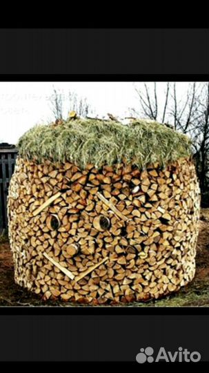 Дрова колотые, сухие