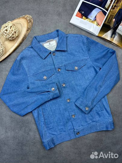 Джинсовая куртка brunello cucinelli мужская