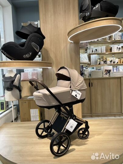 Коляска 2 в 1 Cybex Priam IV cozy beige гарантия