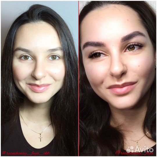 Наращивание ресниц.Оформление и окраши-е бровей