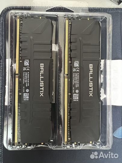 Оперативная память Crucial Ballistix 32gb 3200MHz
