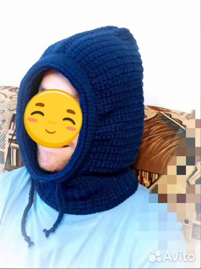 Шапка зимняя, Капор-балаклава, снуд, шарфик