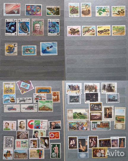 Марки. Уникальная коллекция разных стран мира