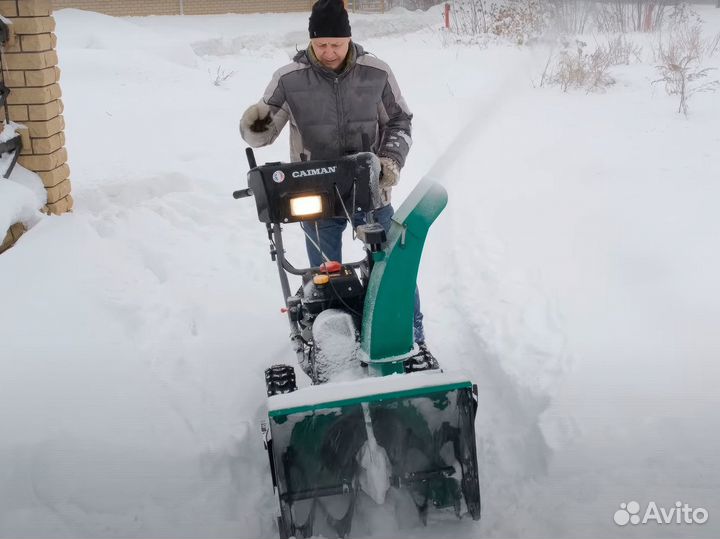 Снегоуборщик caiman valto 24C витрина