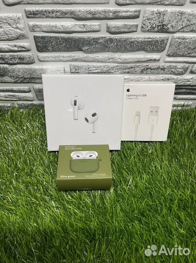 Наушники AirPods 3 luxe + чехол + доставка
