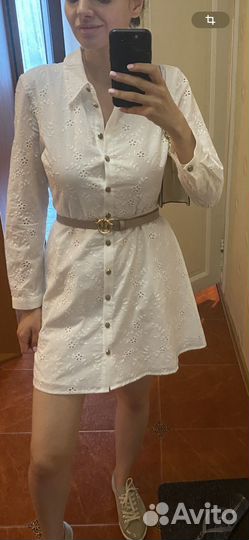 Хлопковое платье Zara