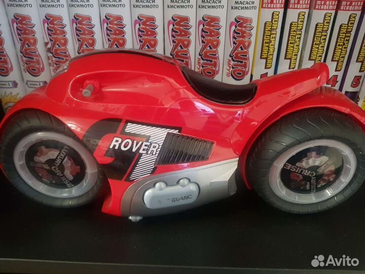 Машинка перевертыш Hyper 49 см+ мотоцикл