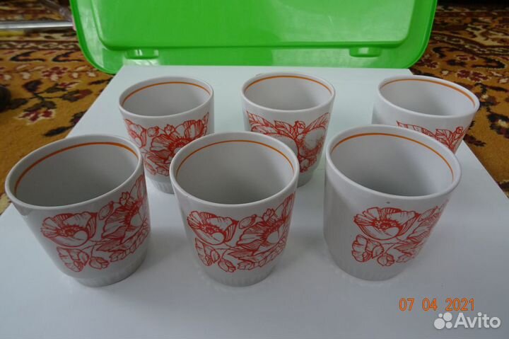 Кружка фарфоровая без ручки