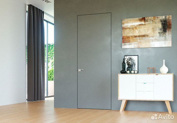 Скрытые межкомнатные двери